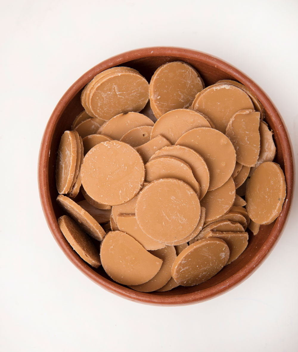 Cacao 38% con caramelo