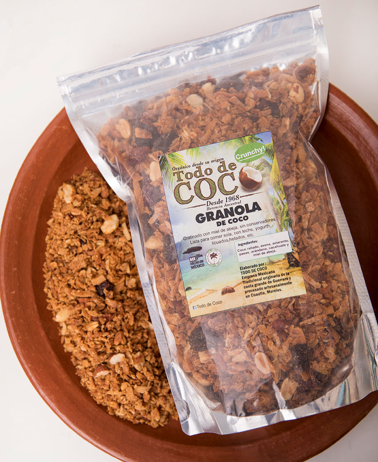 Granola de coco